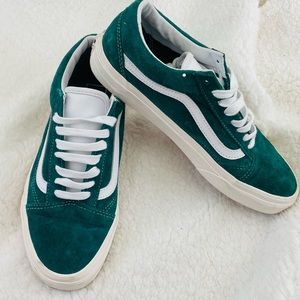Old Skool Green Vans